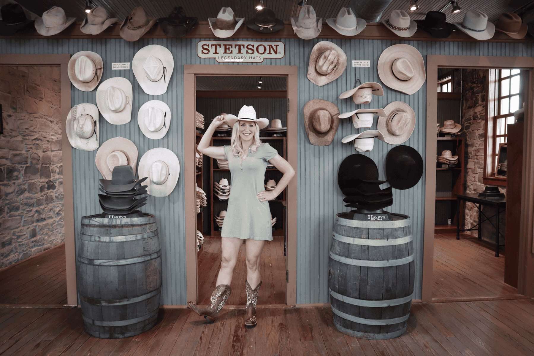 Explore Something New This Memorial Day Weekend — With or Without Travel 7 Rachel K. Belkin at Harrys Boots in San Saba Texas on a Press Trip