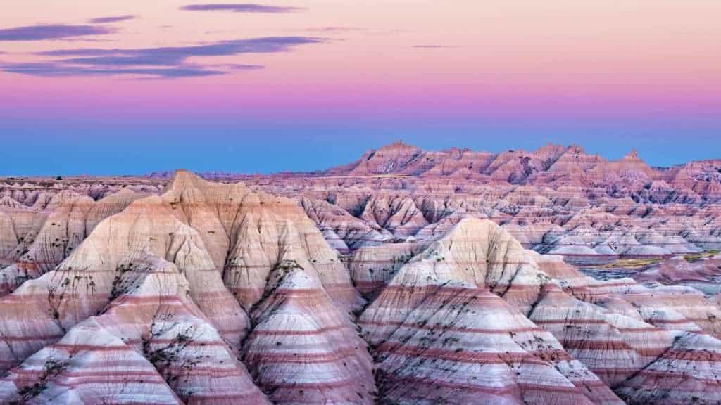 7 American Landscapes So Surreal You Won’t Believe You’re Still in the States 3 The Badlands National Park South Dakota place