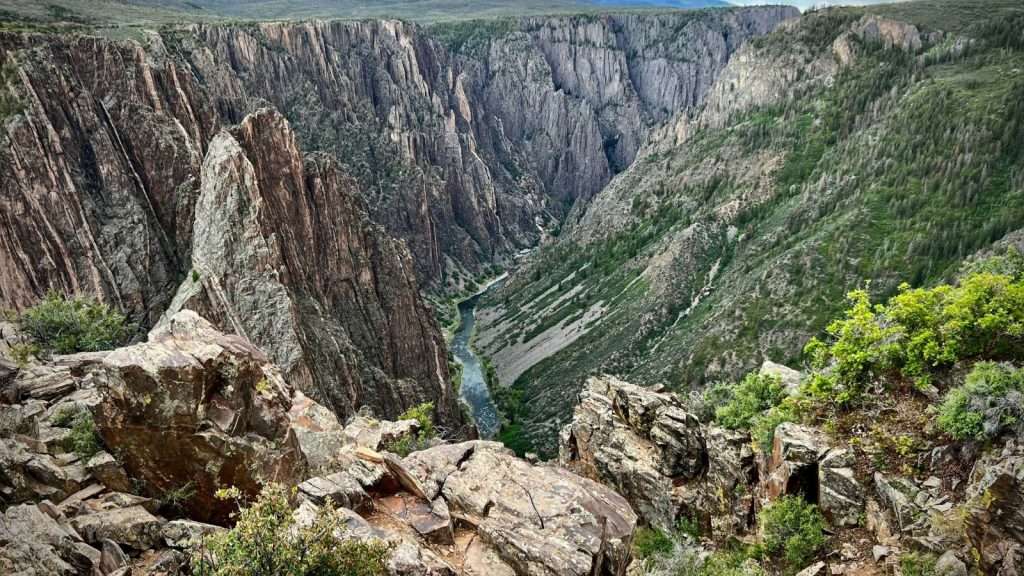 14 Off-the-Beaten-Path Destinations for Outdoor Enthusiasts in the U.S. 3 Black Canyon of the Gunnison National Park Colorado mountain place rock