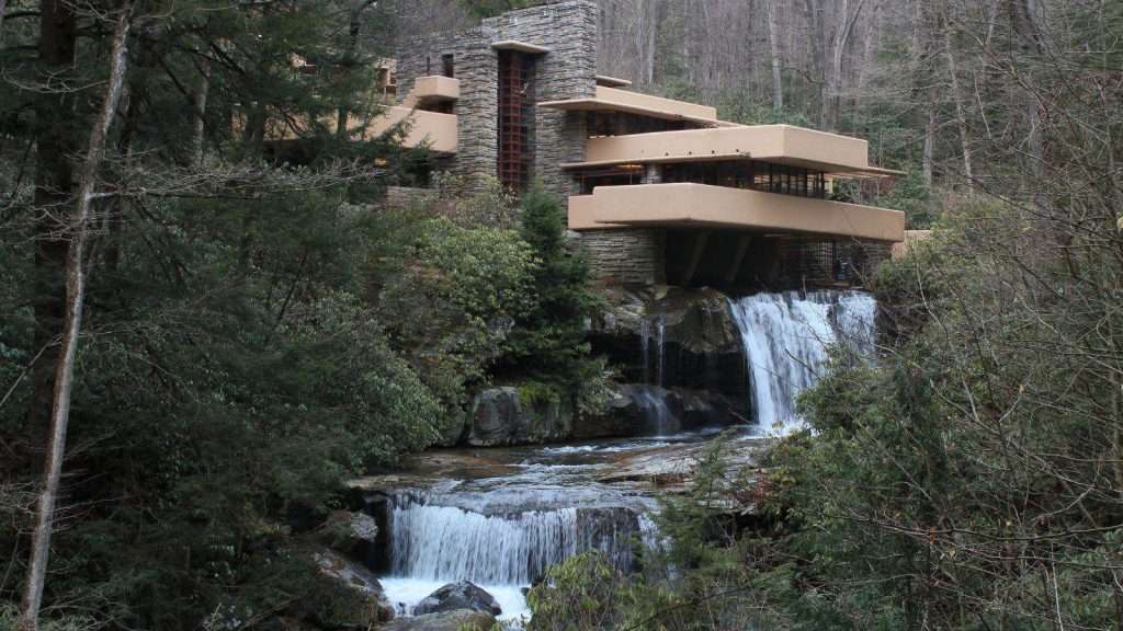 12 Iconic Architectural Marvels Across the U.S. You Didn’t Know Existed 3 Fallingwater Mill Run Pennsylvania place river