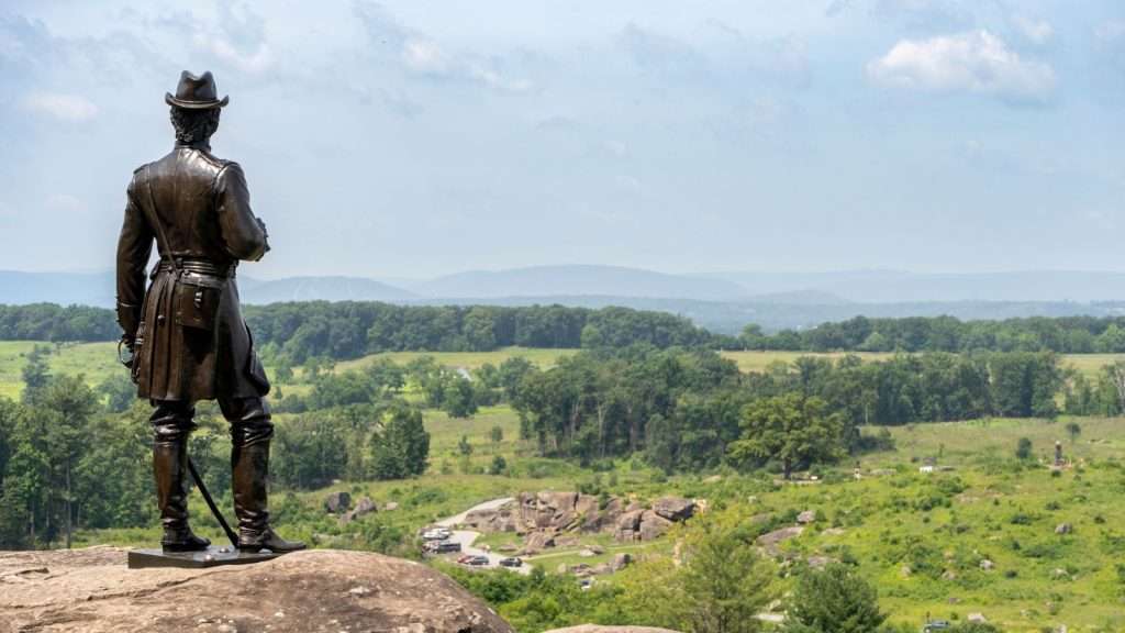 16 Historic U.S. Destinations Perfect for Nostalgic Baby Boomers 3 Gettysburg Pennsylvania place