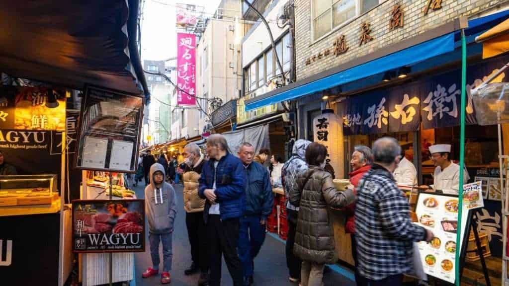 13 Asian Markets That Offer an Authentic Taste of Local Culture 14 Tsukiji Outer Market Tokyo Japan people