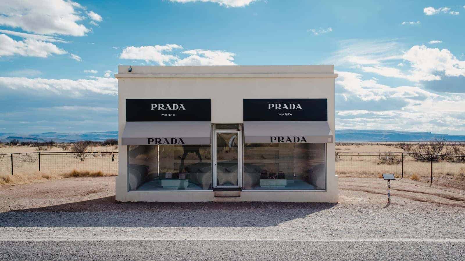17 Quaint Small Towns in America That Are Full of Character 12 Prada Marfa Valentine