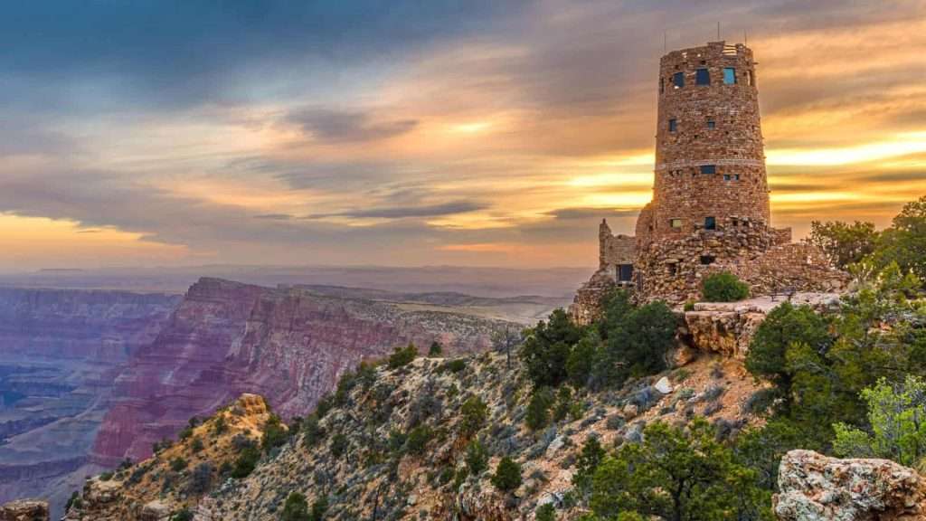 20 Desert Oases in the U.S. Southwest That Are Miraculously Serene 17 Desert View Watchtower Arizona