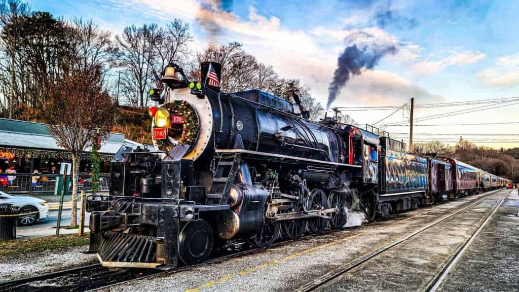 20 Incredible Scenic Train Journeys in the US 19 Embark on a Scenic Train Ride on the Great Smoky Mountains Railroad North Carolina