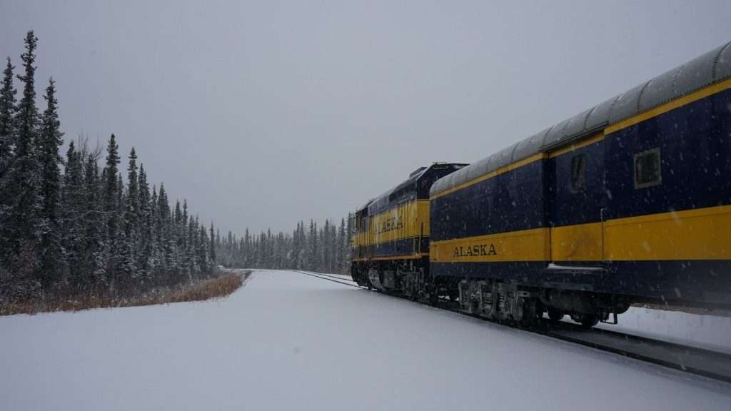 20 Incredible Scenic Train Journeys in the US 17 Alaska Railroad Denali Star Anchorage to Fairbanks train