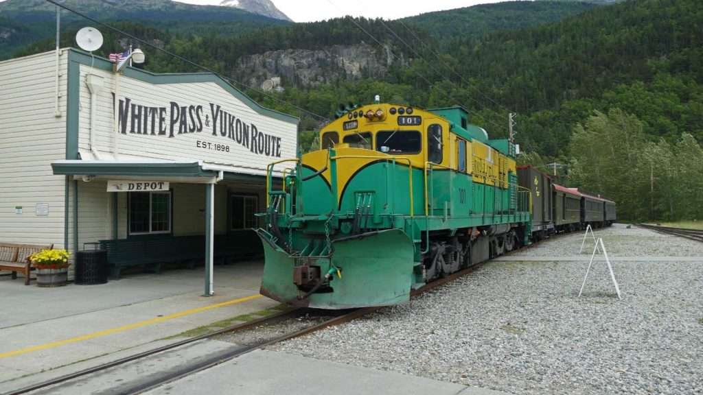 20 Incredible Scenic Train Journeys in the US 12 White Pass Yukon Route Railroad Skagway Alaska train