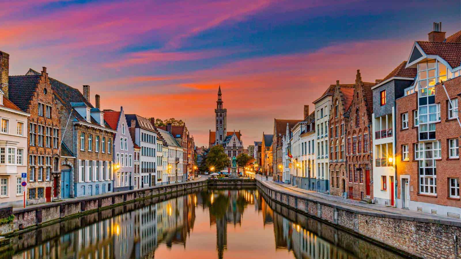 20 Lesser-Known European Cities That Are Just as Beautiful as Paris 2 Bruges Belgium 1
