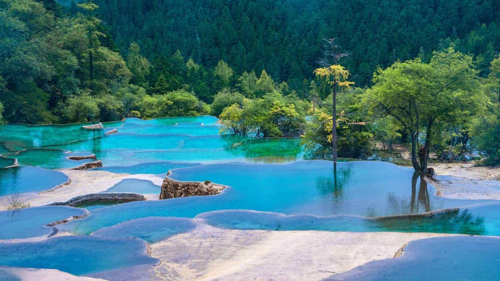 20 Lesser-Known Hot Springs Around the World for the Ultimate Relaxation 12 Huanglong Hot Springs China