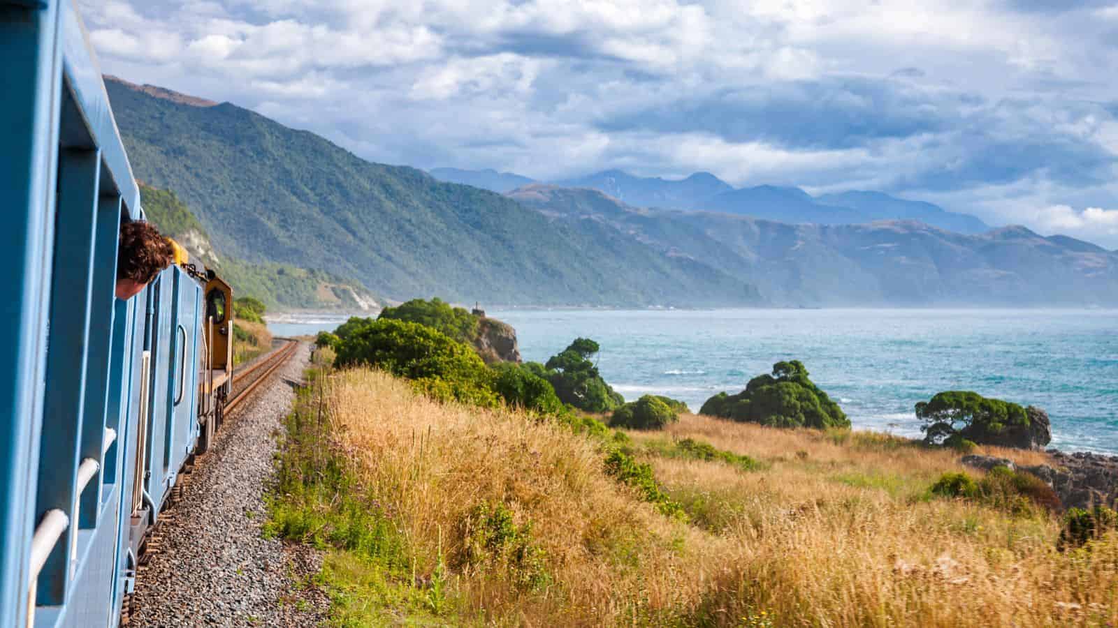 20 Unbelievably Scenic Train Rides That Should Be on Your Travel Bucket List 14 The Coastal Pacific New Zealand
