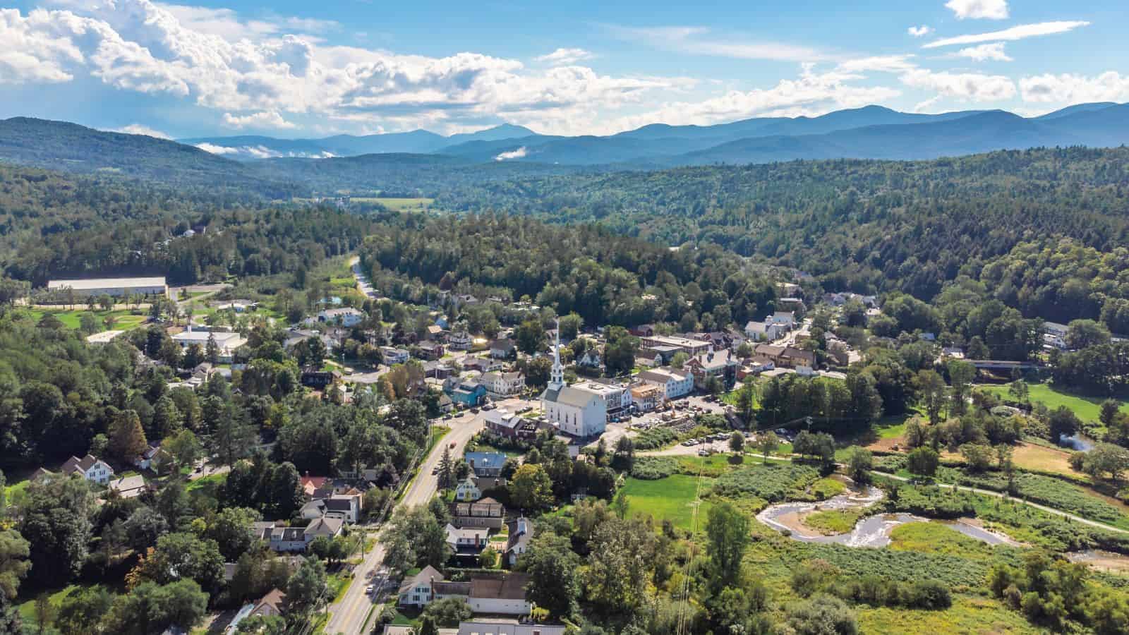 17 Quiet American Towns Locals Escape to for a Relaxing Weekend 16 Stowe Vermont – Mountain Tranquility Beyond Ski Season