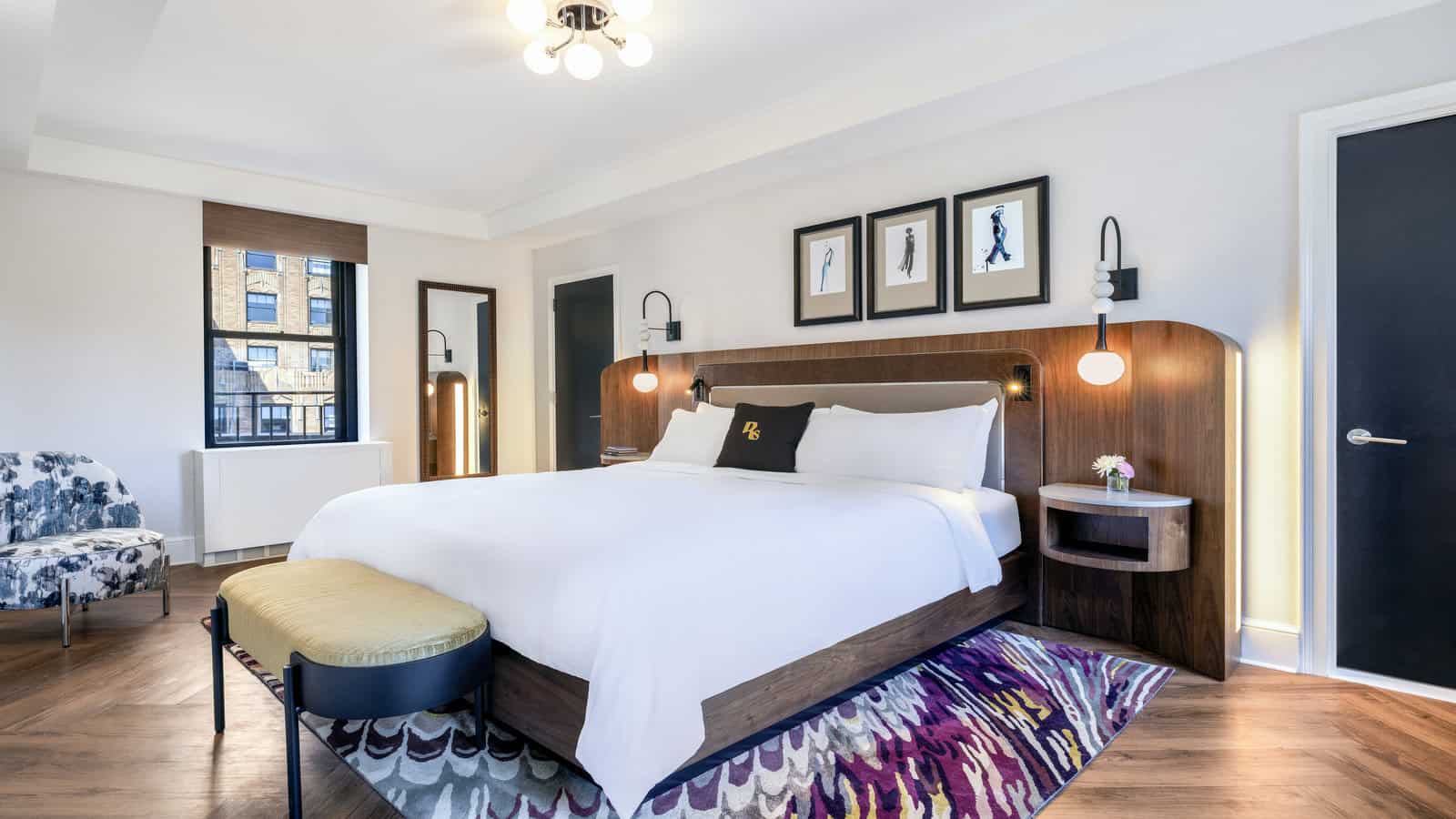 I Thought I Missed My Chance at a Summer Vacation. Then I Discovered These Last-Minute Deals 35 The Benjamin Royal Sonesta_One Bedroom Suite_Bedroom_