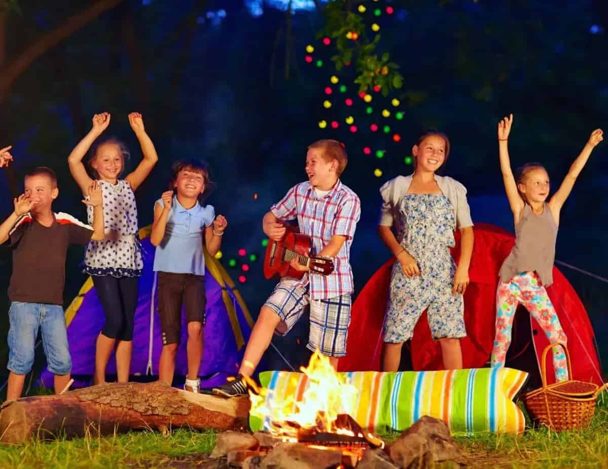 As Families Seek Meaningful Experiences and Room to Explore, These Spring Trips Go Beyond the Beach and Theme Park 15 Campspot Campfire Kids - Image Credit: Campspot.