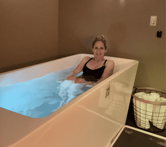 Why Not? 5 Aspire Spa at Osthoff Resort Elkhart Lake Cold Plunge Rachel K Belkin