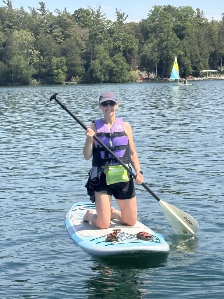 Rachel K Belkin Elkhart Lake Paddle Board