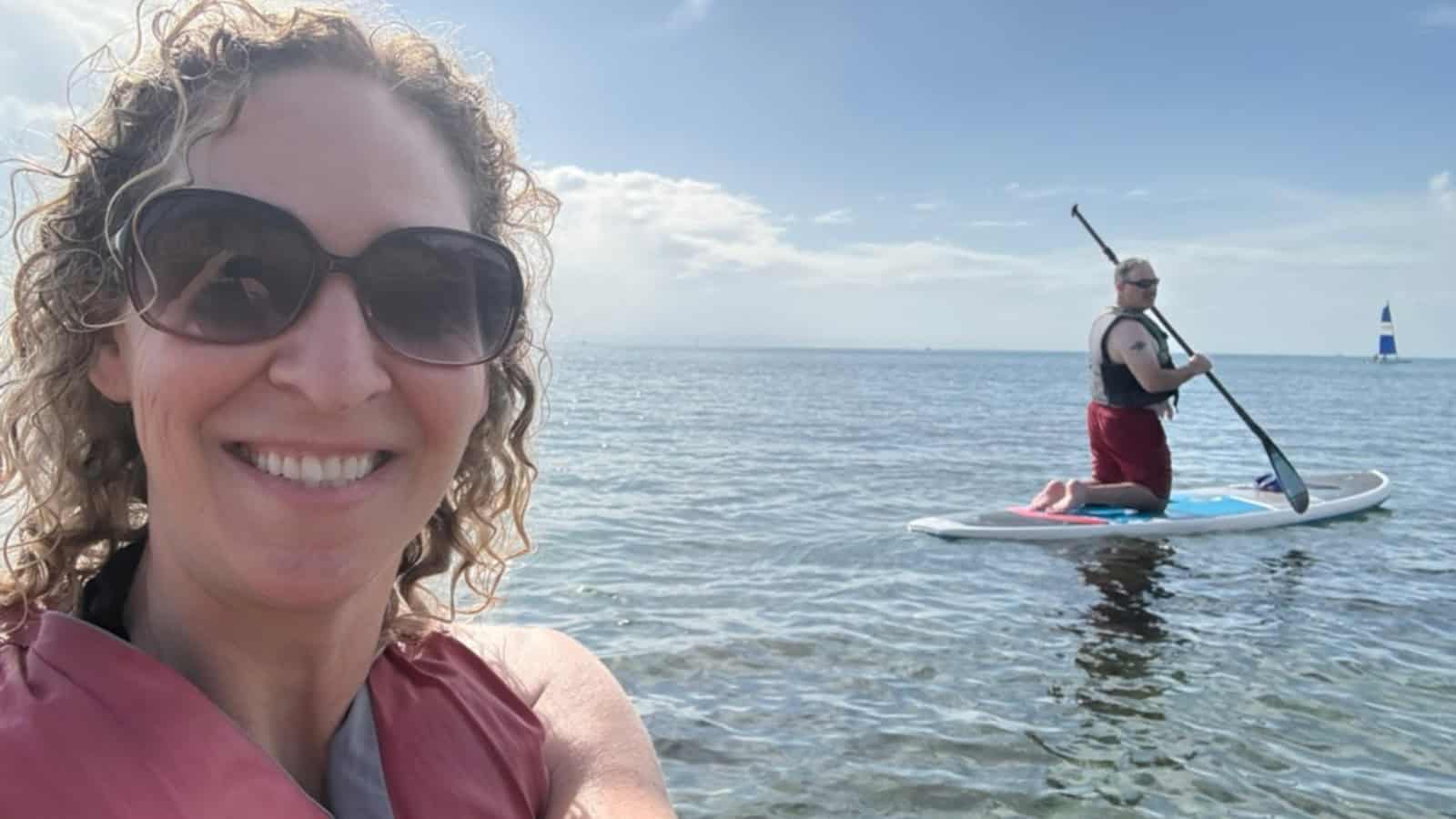When the Family Travel Plans Fell Apart, We Found Exactly What We Needed 8 Calabash Cove Hotel Paddle Boarding