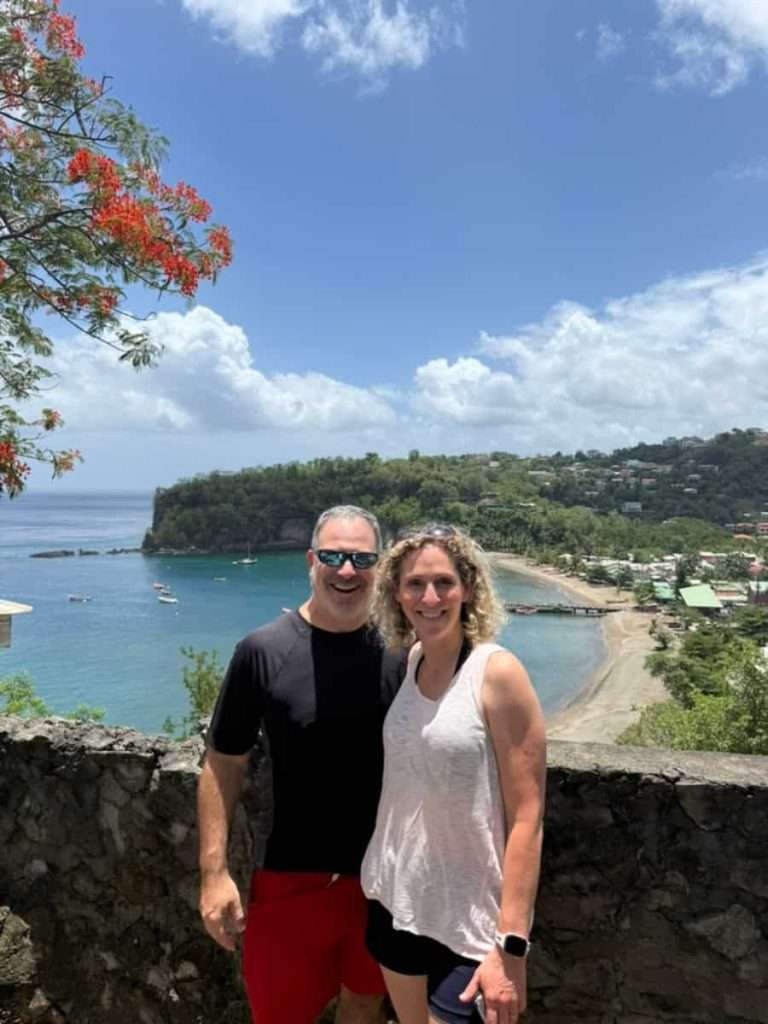 When the Family Travel Plans Fell Apart, We Found Exactly What We Needed 4 Anse La Raye Overlook in St. Lucia